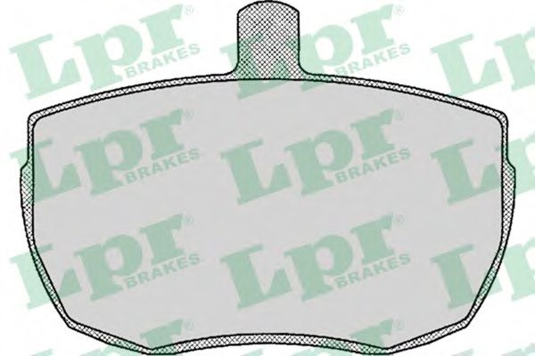 LPR 05P140 Тормозные колодки для LAND ROVER