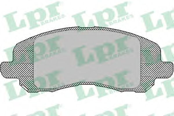 LPR 05P1430 Тормозные колодки LPR для JEEP