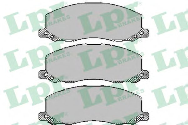 LPR 05P1468 Тормозные колодки LPR для SAAB
