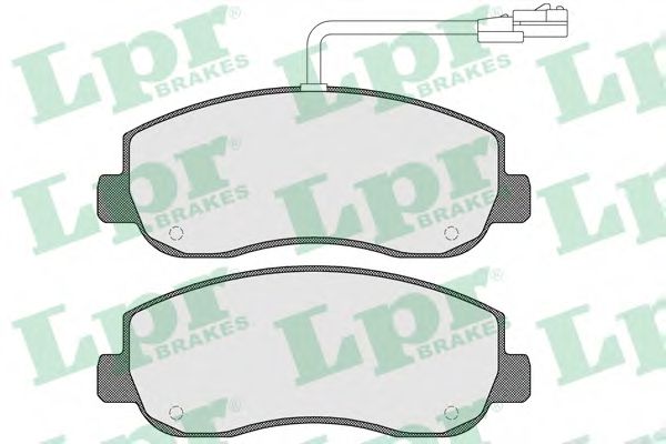 LPR 05P1579 Тормозные колодки LPR для OPEL