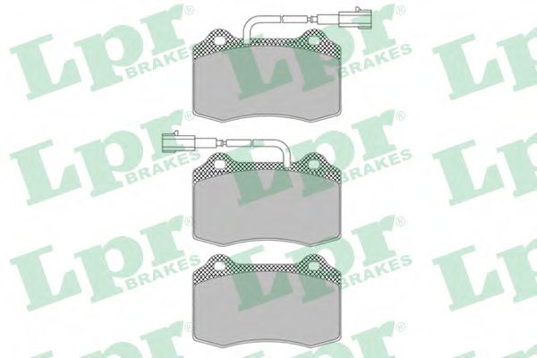 LPR 05P1665 Тормозные колодки LPR для ALFA ROMEO