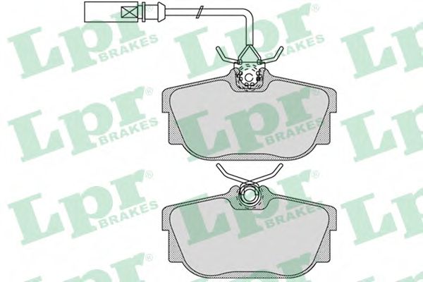 LPR 05P1699 Тормозные колодки LPR для SEAT