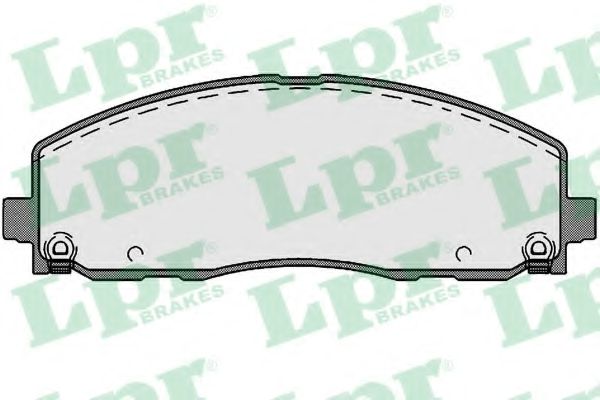 LPR 05P1759 Тормозные колодки LPR для FIAT FREEMONT