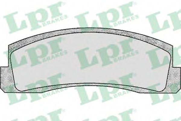 LPR 05P179 Тормозные колодки для LADA