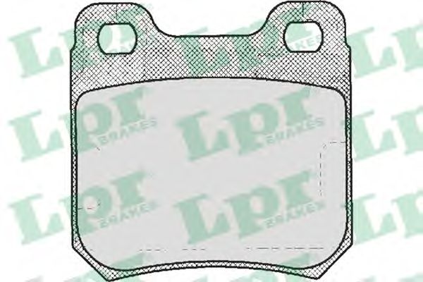 LPR 05P206 Тормозные колодки для OPEL