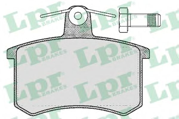 LPR 05P215 Тормозные колодки для FIAT