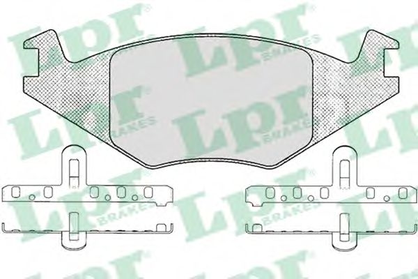 LPR 05P223 Тормозные колодки LPR для SEAT