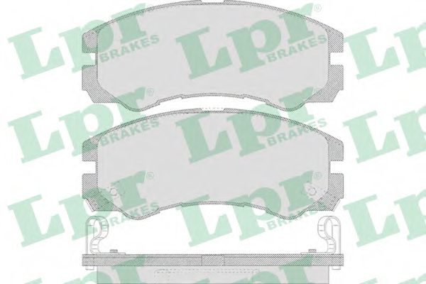LPR 05P658 Тормозные колодки LPR для ISUZU