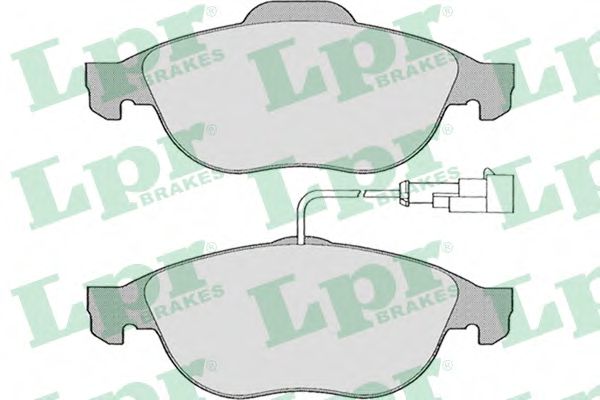 LPR 05P664 Тормозные колодки LPR для LANCIA