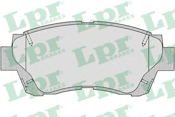 LPR 05P701 Тормозные колодки LPR для LEXUS