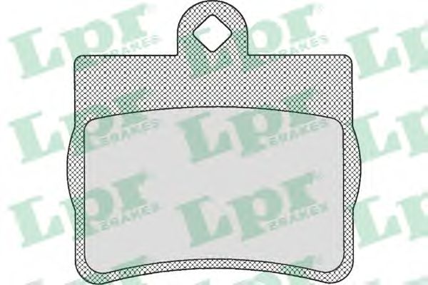 LPR 05P725 Тормозные колодки LPR для MERCEDES-BENZ