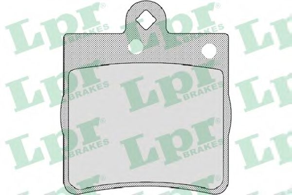 LPR 05P726 Тормозные колодки для CHRYSLER