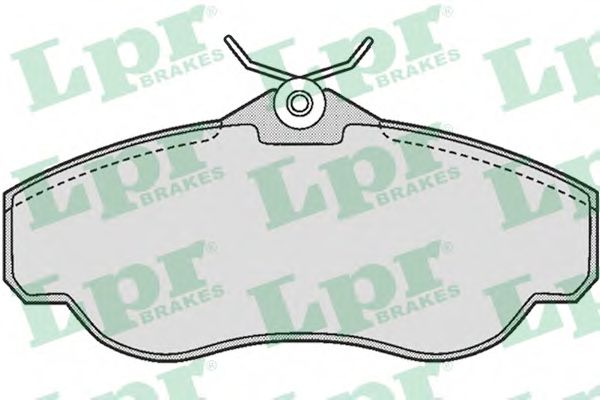 LPR 05P728 Тормозные колодки для LAND ROVER RANGE ROVER