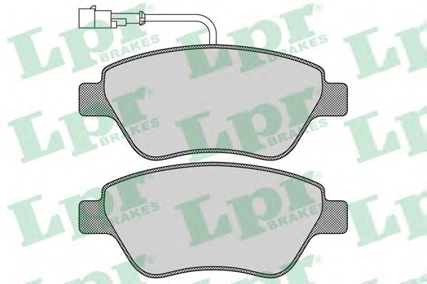 LPR 05P763 Тормозные колодки для FIAT