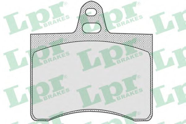 LPR 05P800 Тормозные колодки для CITROEN