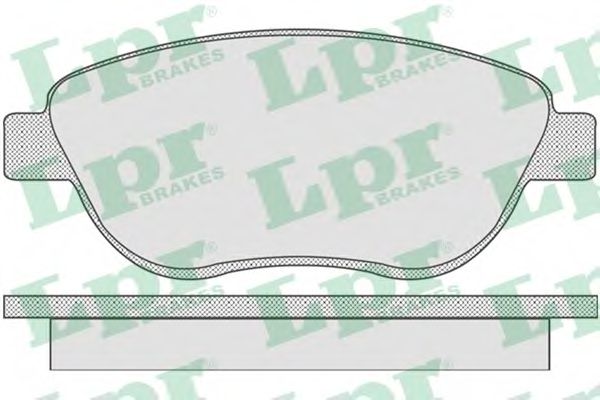 LPR 05P807 Тормозные колодки LPR для FIAT
