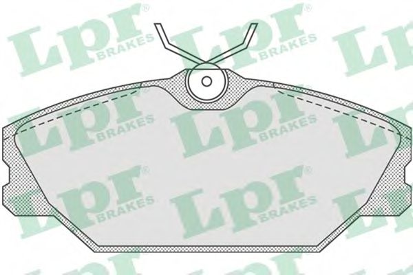 LPR 05P816 Тормозные колодки LPR для RENAULT