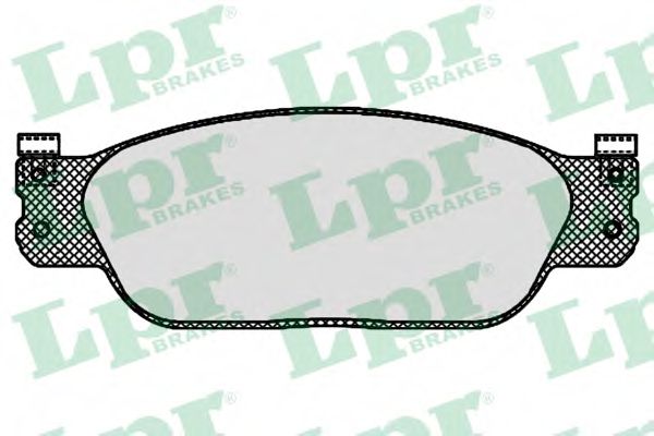 LPR 05P843 Тормозные колодки LPR для LINCOLN