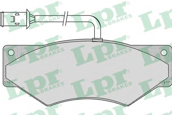 LPR 05P879 Тормозные колодки LPR для IVECO