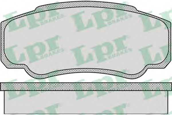 LPR 05P885 Тормозные колодки LPR для FIAT
