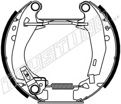 TRUSTING 6110 Тормозные колодки барабанные для PEUGEOT 106 (1A, 1C) 1.5 D TRUSTING 6110 Тормозные колодки барабанные для PEUGEOT 106 (1A, 1C) 1.5 D