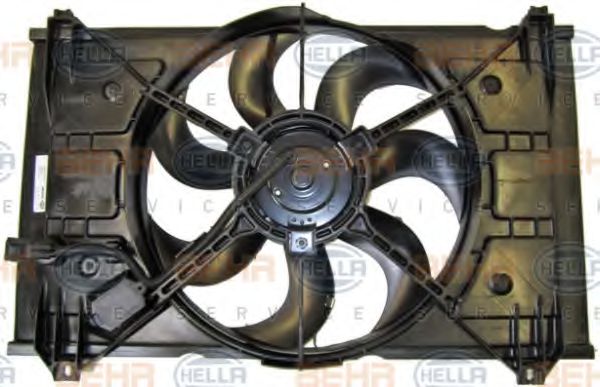 HELLA 8EW351042751 Вентилятор системы охлаждения двигателя для KIA