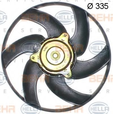 HELLA 8EW351043511 Вентилятор системы охлаждения двигателя 