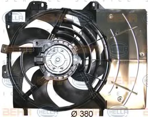 HELLA 8EW351043541 Вентилятор системы охлаждения двигателя 