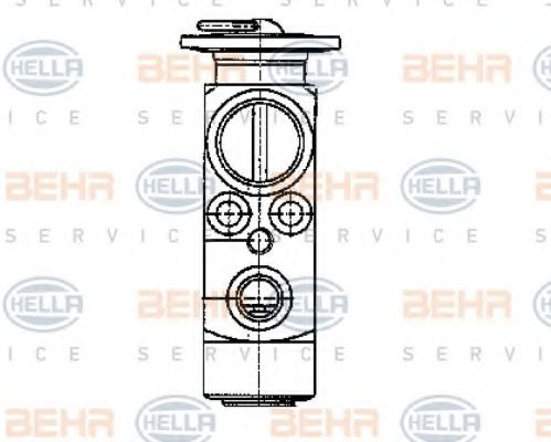 HELLA 8UW351234041 Расширительный клапан кондиционера для MAN