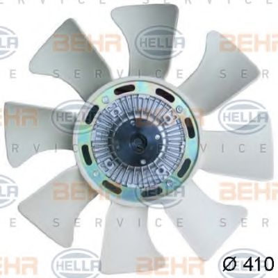 HELLA 8MV376734291 Вентилятор системы охлаждения двигателя для KIA