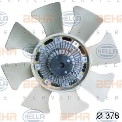 HELLA 8MV376734301 Вентилятор системы охлаждения двигателя для KIA