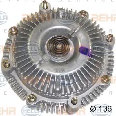HELLA 8MV376758601 Вентилятор системы охлаждения двигателя для DAIHATSU