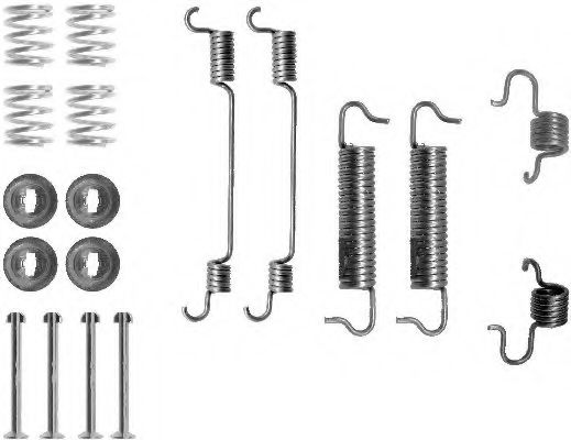 HELLA 8DZ355200531 Комплектующие, тормозная колодка  HELLA 8DZ355200531 Комплектующие, тормозная колодка