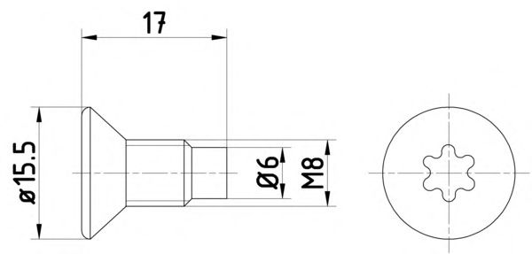 HELLA 8DZ355209041 Скобы тормозных колодок для RENAULT TRAFIC