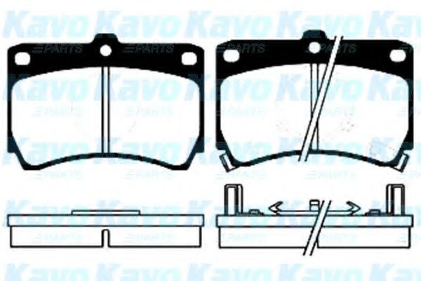 KAVO PARTS BP4507 Тормозные колодки KAVO PARTS 