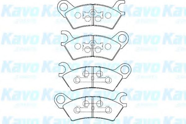 KAVO PARTS BP4547 Тормозные колодки KAVO PARTS 