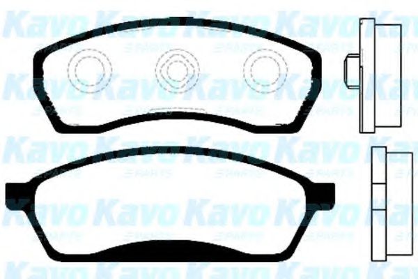 KAVO PARTS BP8009 Тормозные колодки для SUBARU VIVIO