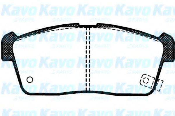 KAVO PARTS BP8516 Тормозные колодки KAVO PARTS для DAIHATSU