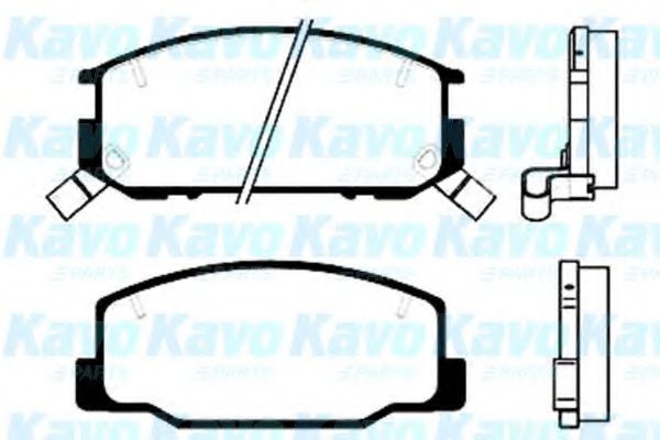 KAVO PARTS BP9021 Тормозные колодки KAVO PARTS для TOYOTA