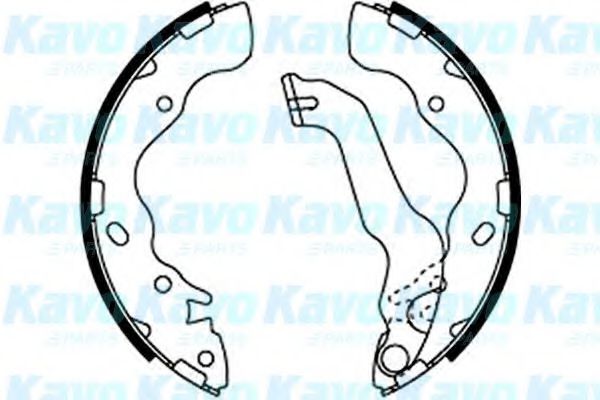 KAVO PARTS BS3413 Ремкомплект барабанных колодок для KIA SOUL