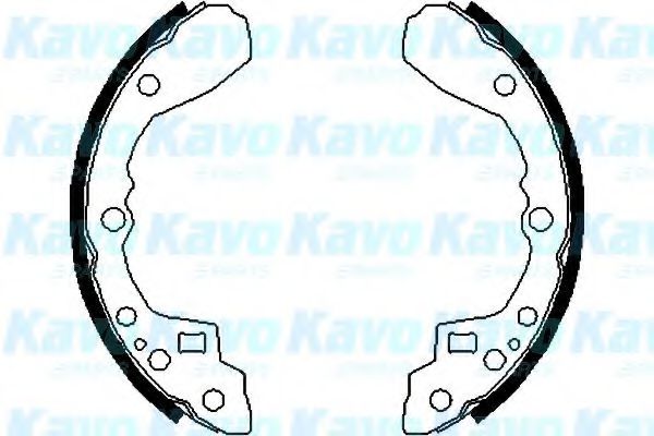 KAVO PARTS BS4401 Ремкомплект барабанных колодок KAVO PARTS для KIA