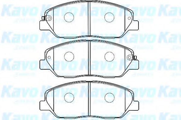 KAVO PARTS BP3032 Тормозные колодки KAVO PARTS для HYUNDAI