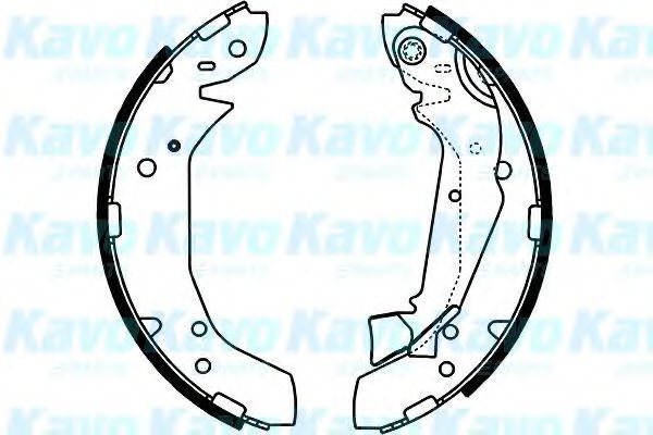 KAVO PARTS BS3416 Ремкомплект барабанных колодок для KIA OPTIMA