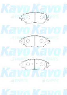 KAVO PARTS BP1018 Тормозные колодки KAVO PARTS для CHEVROLET