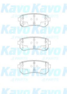 KAVO PARTS BP3046 Тормозные колодки KAVO PARTS для KIA