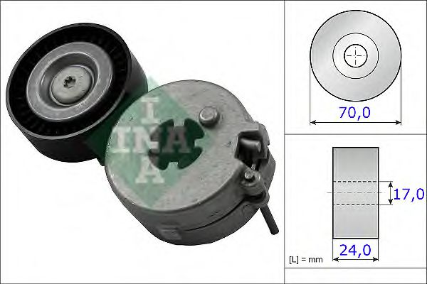 INA 534033310 Натяжная планка, поликлиновой ремень  INA 534033310 Натяжная планка, поликлиновой ремень
