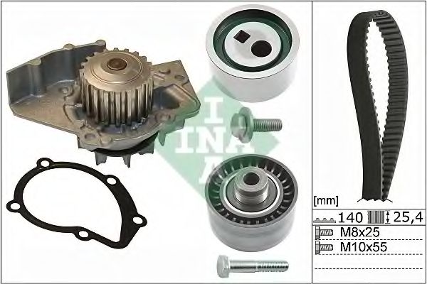 INA 530044030 Комплект ГРМ для FIAT