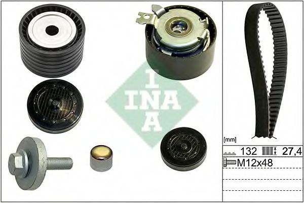 INA 530064010 Комплект ГРМ для DACIA