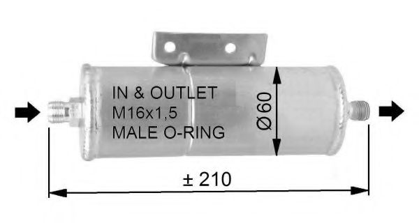 NRF 33333 Осушитель кондиционера для MAZDA MX-5