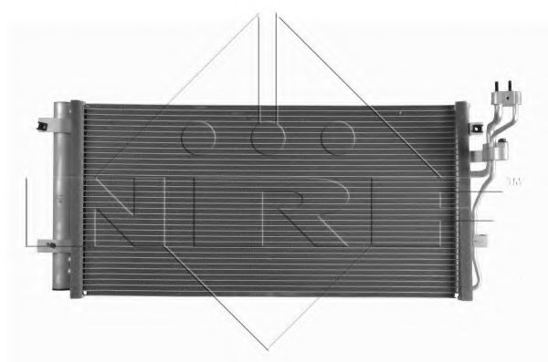 NRF 350003 Радиатор кондиционера NRF 